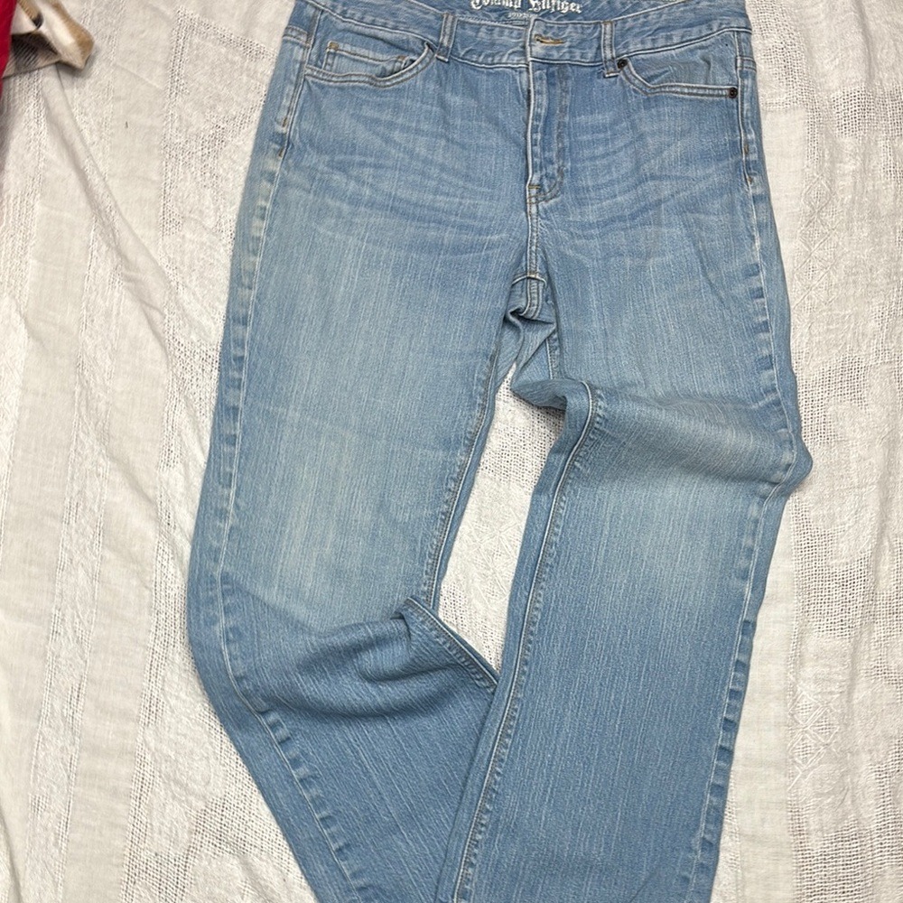 Tommy Hilfiger Light Blue Boyfriend Jeans size 10‎